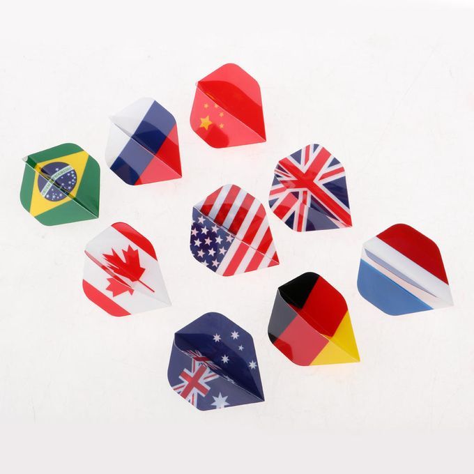 Standard Dart Flights Professional Durable Darts Tails Wings 27  Flags