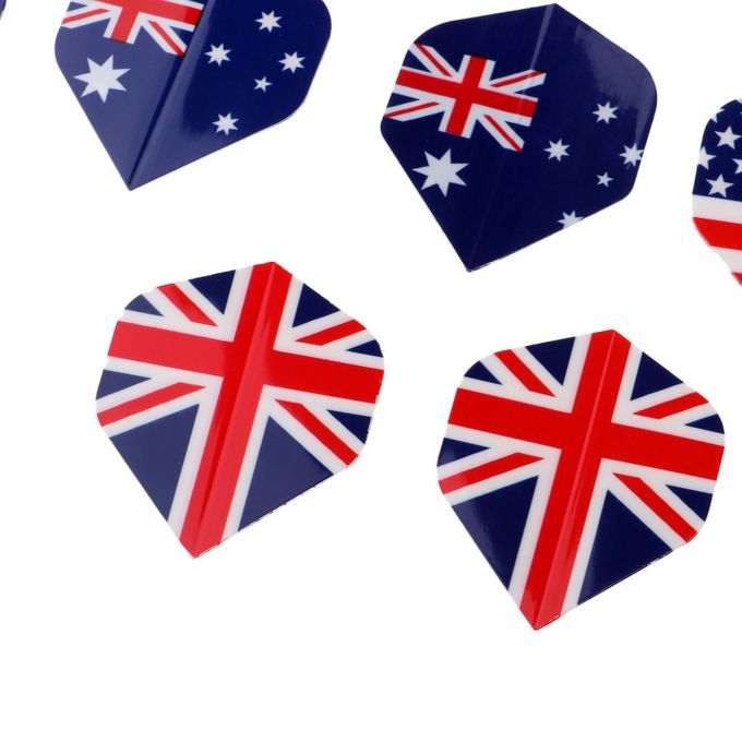 Standard Dart Flights Professional Durable Darts Tails Wings 27  Flags