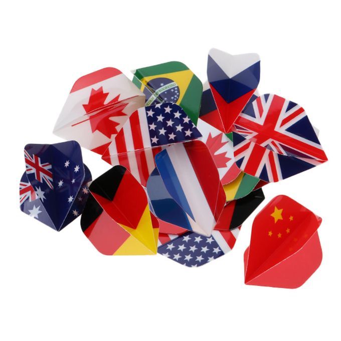 Standard Dart Flights Professional Durable Darts Tails Wings 27  Flags