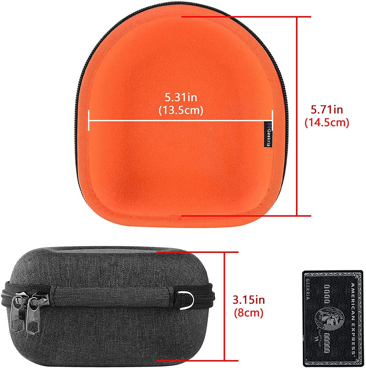 Geekria Carrying Case For JLab Audio Neon Folding Headphones