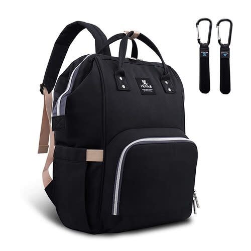 Hafmall Large Baby Diaper Bag - Black