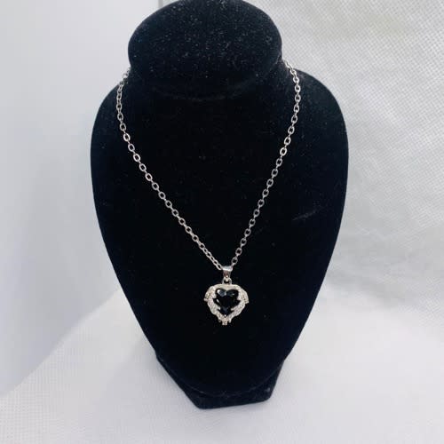 Caged Heart Pendant Necklace