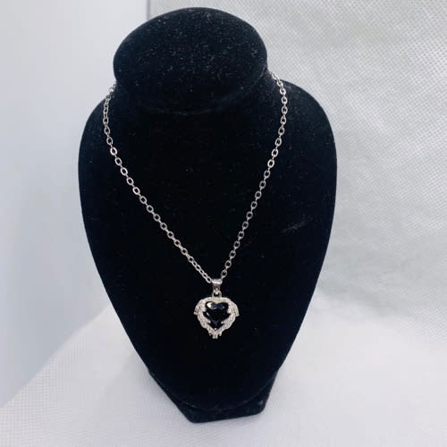 Caged Heart Pendant Necklace
