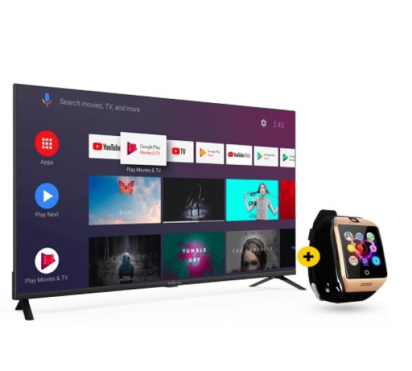 Infinix 55'' 4k Smart Tv + Free Smart Watch