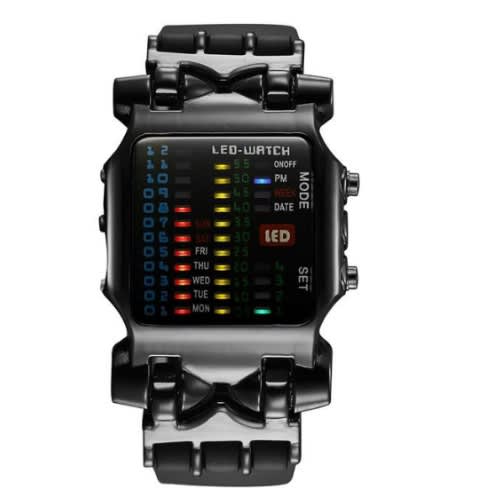 Waterproof Led Digital Men's Wrist Watch