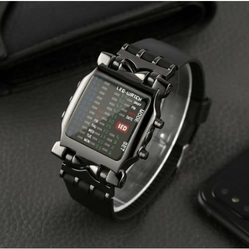 Waterproof Led Digital Men's Wrist Watch