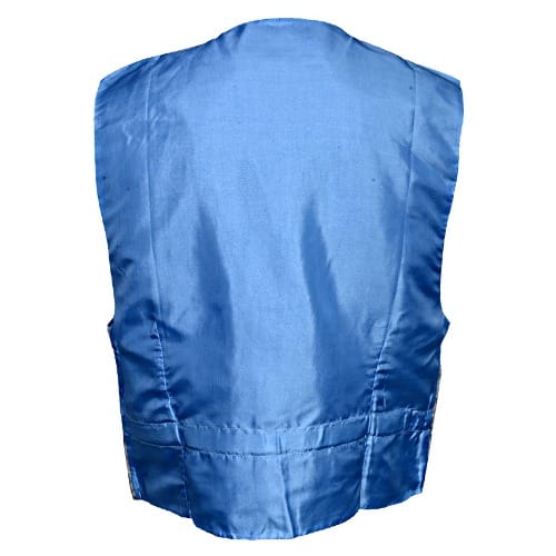 Grooms Detailed Waistcoat - MWC-1335 - Sky Blue