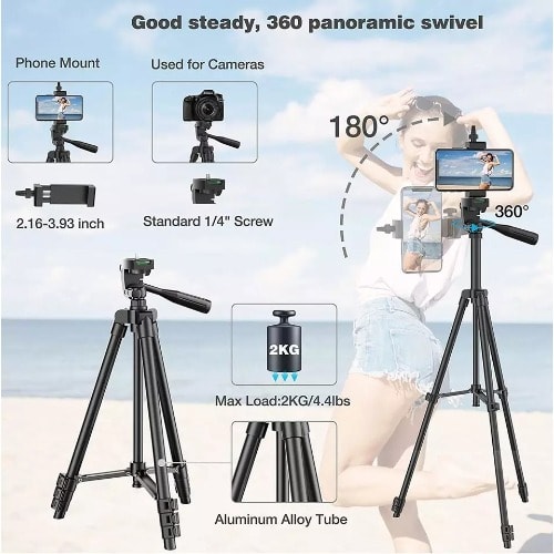 Lightweight Camera Phone Tripod