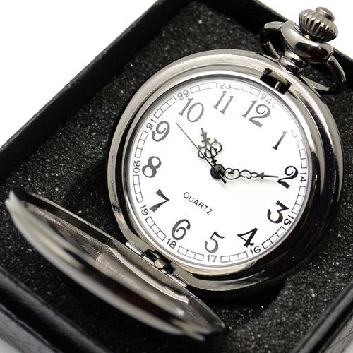 Quartz Pocket Watch  Steel Pendant  Men Women Gifts