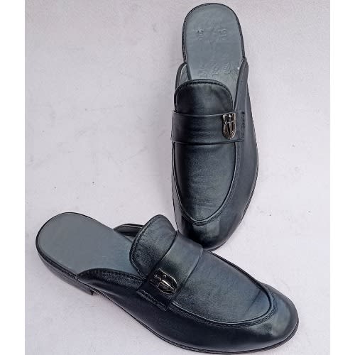 Men Leather Half Shoe