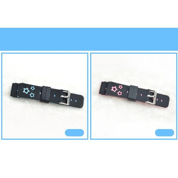 Replacement Childrens Silicone Watch Band Strap For A6 Strap Pink