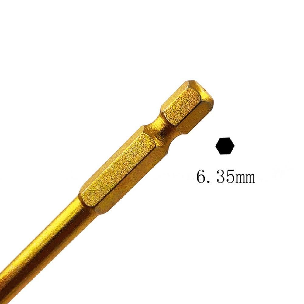 7Pcs Drill Bits Set with 1/4 Inch Hex Shank for Glass Ceramic Marble Tile Concrete Wood and Brick Wall Drilling Tool