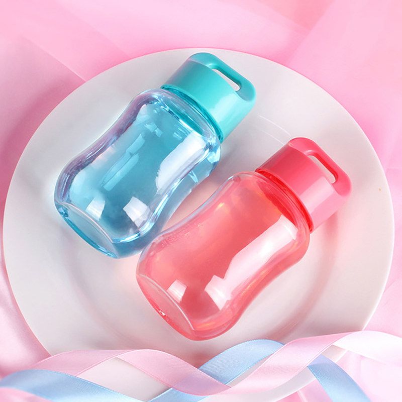 180ml Portable Mini Plastic Water Bottle Children Kids-Black