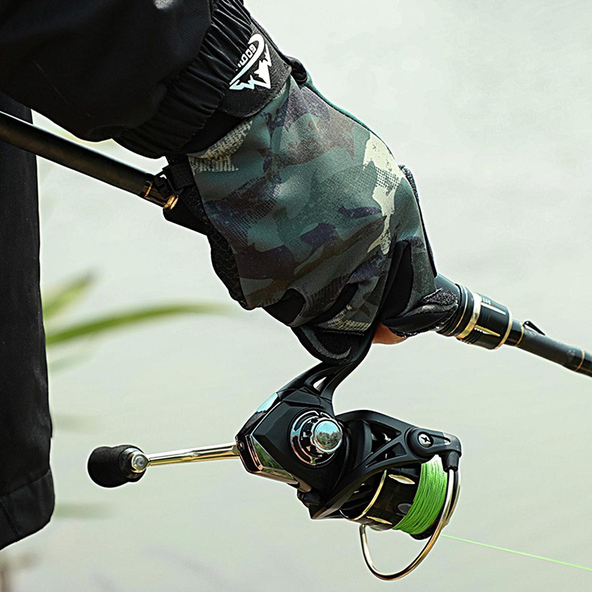 Motorcycle Windproof Winter Unisex Skiing Angling Green
