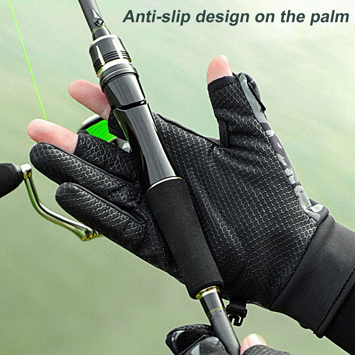 Motorcycle Windproof Winter Unisex Skiing Angling Green