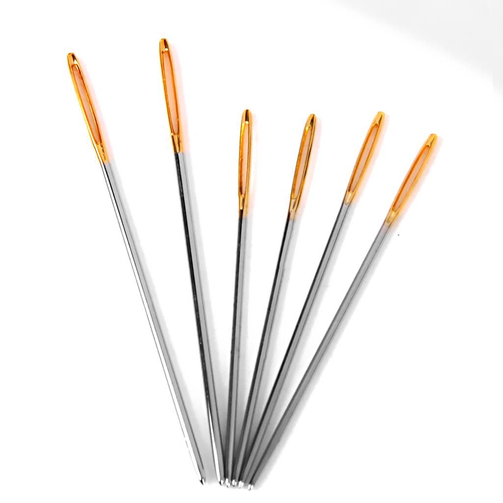 Large Carbon Steel Blunt Hand Sewing  For Knitting