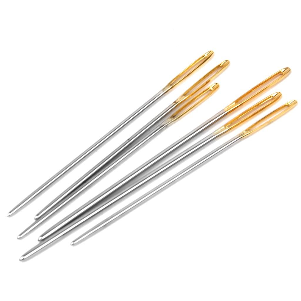 Large Carbon Steel Blunt Hand Sewing  For Knitting