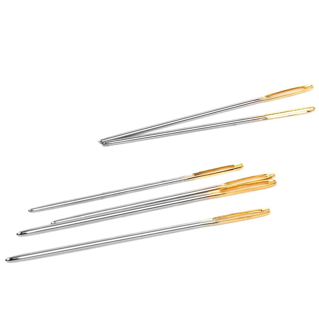 Large Carbon Steel Blunt Hand Sewing  For Knitting