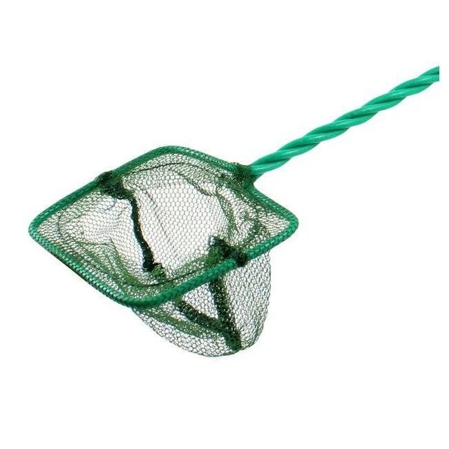 Green 7.5 cm x 6 cm nylon mesh for goldfish ornamental fish tank