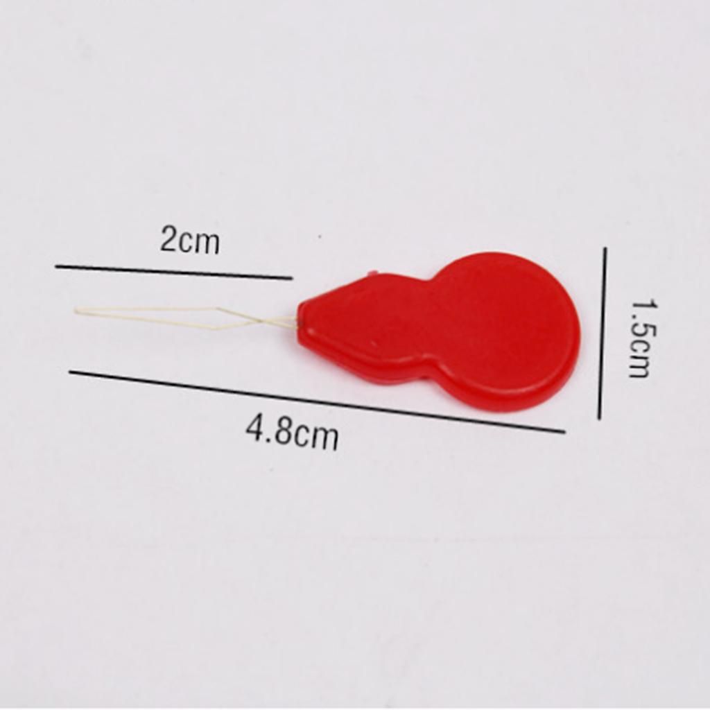 50Pcs Plastic Wire Loop DIY  Threader Stitch Insertion Hand