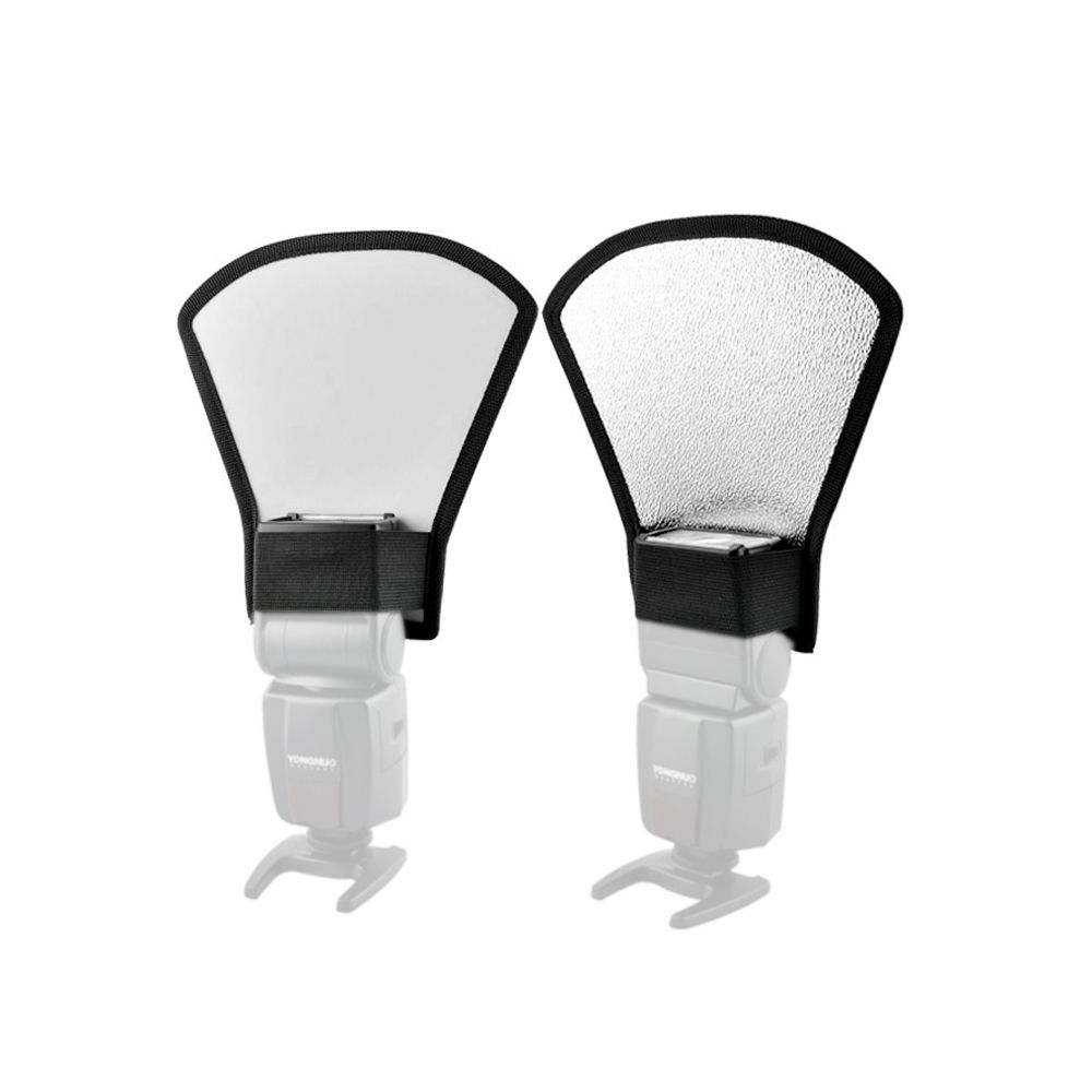 Universal Flash Diffuser Softbox Silver / White Reflector
