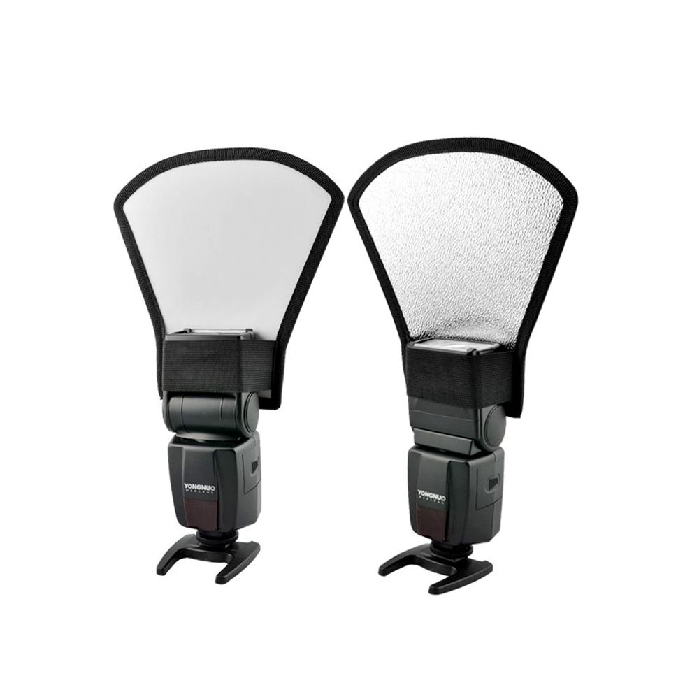 Universal Flash Diffuser Softbox Silver / White Reflector