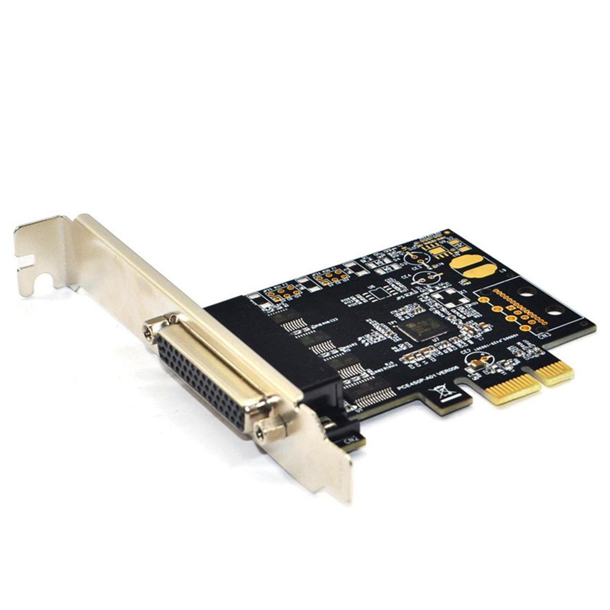PCI-E Serial Port Card PCI-E To 4 Serial Port RS232 9-Pin Industrial Control 4 Port Expansion Card AX99100 with Line