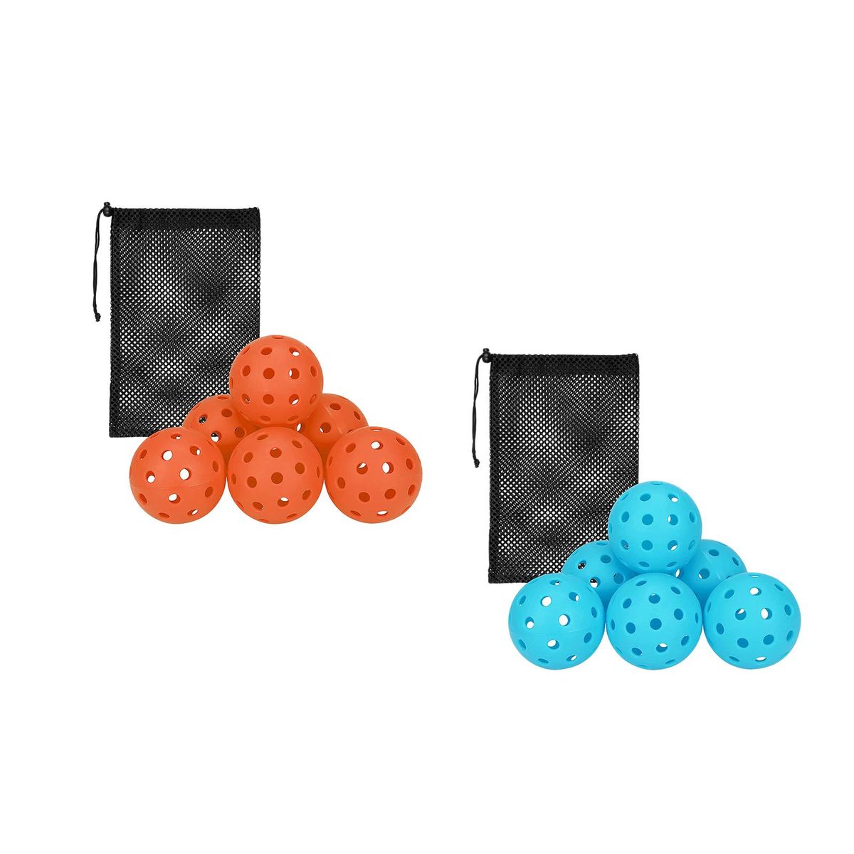 6Pcs Pickle Balls Durable Pickleball Balls For Adult