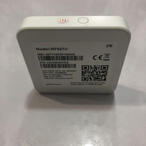 Mtn 4g Lte Superfast WiFi Router Hotspot For All Networks- White