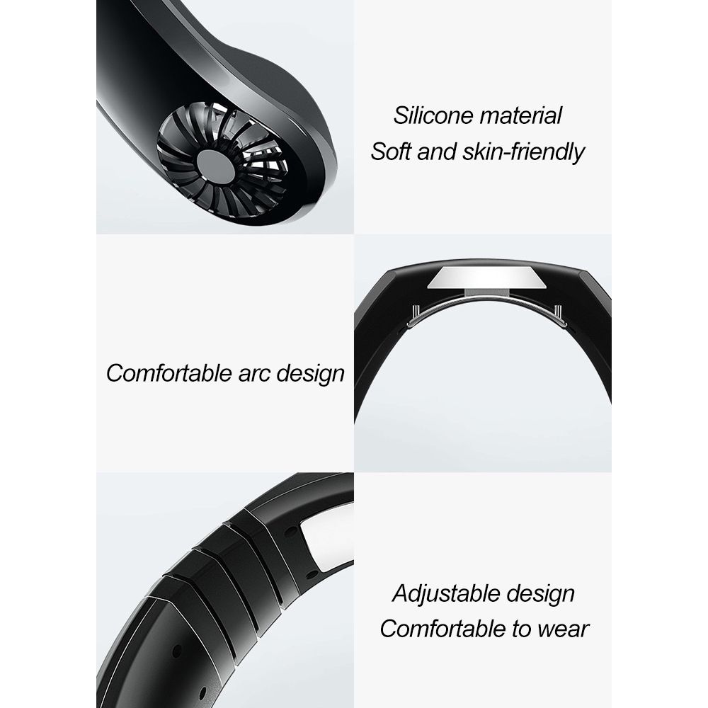 Portable Air Conditioner Fan Rechargeable USB Hanging Neck