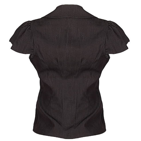 Cap Sleeve Blazers-ARK GREY