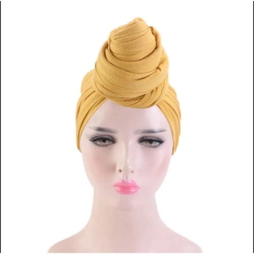 Turban Headwrap - Yellow