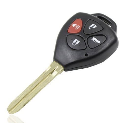 Toyota 4 Buttons Car Key Shell Replacement For 2007-2011 Toyota Camry, Avalon, Matrix, Rav