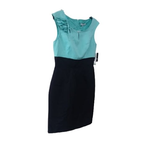 Women's Short Dress With Ruffled Rose Side Chest
