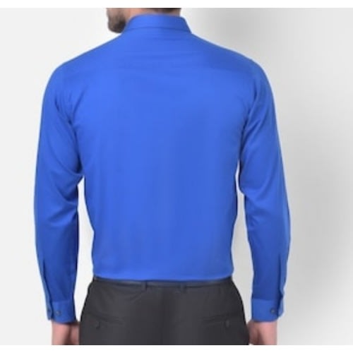 Men's Formal Dress Shirt  - Royal Blue