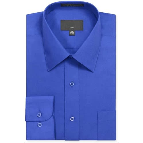 Men's Formal Dress Shirt  - Royal Blue