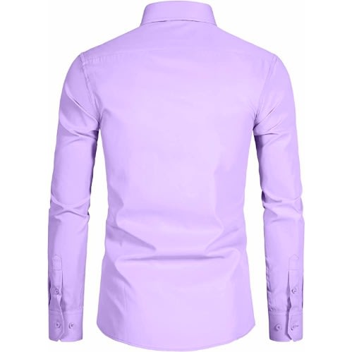 Men's Formal Dress Shirt  - Lilac