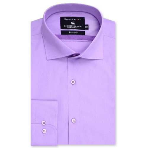 Men's Formal Dress Shirt  - Lilac
