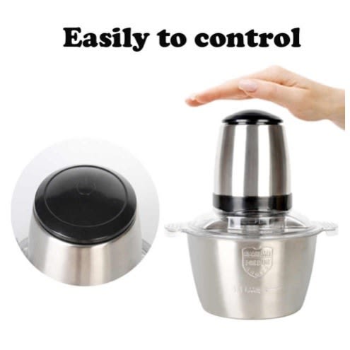 Mr Steel Stainless Steel Meat Grinder & Food Processor-2L