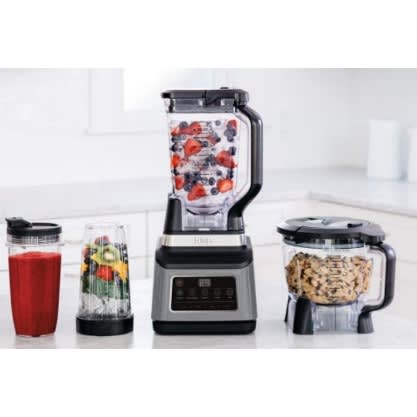 3-in-1 Food Processor with Auto-iQ [BN800UK] 1200W, 1.8 L Bowl/ 2.1L Jug/0.7 L Cup- Black/Silver