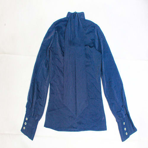 Striped Blouse - Blue And White