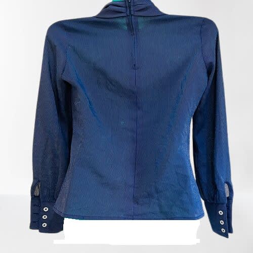 Striped Blouse - Blue And White