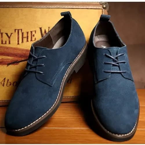 Luxury Suede Shoe - Blue