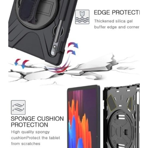 Rugged 3 Layer Armor Defender Tough Protective Case For Samsung Galaxy Tab S8 Plus