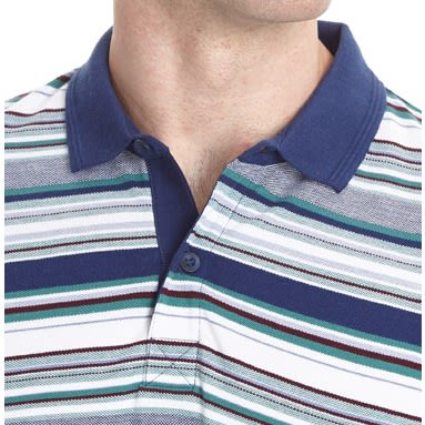 Cotton Stripe Polo