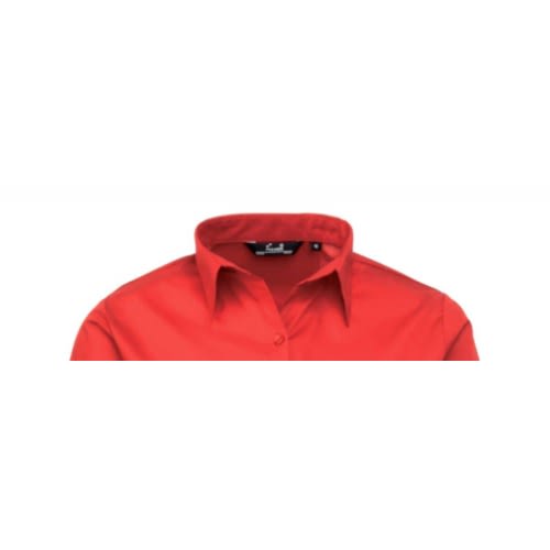 Ladies Formal Dress Shirt - Red