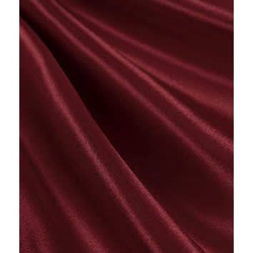 Plain Bridal Satin Fabric - Burgundy - 4 Yards