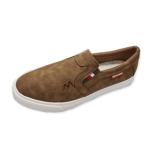 Men's Casual Plimsolls - Brown