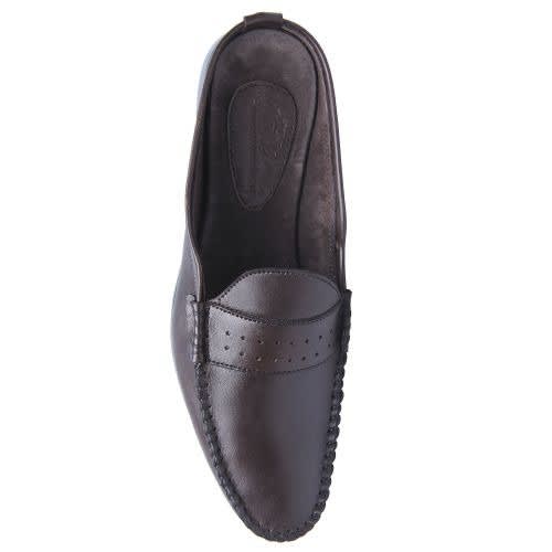 Leather Half Shoe - Brown