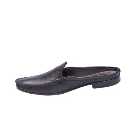 Leather Half Shoe - Brown